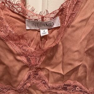 INTERMIX Rose Lace Blouse